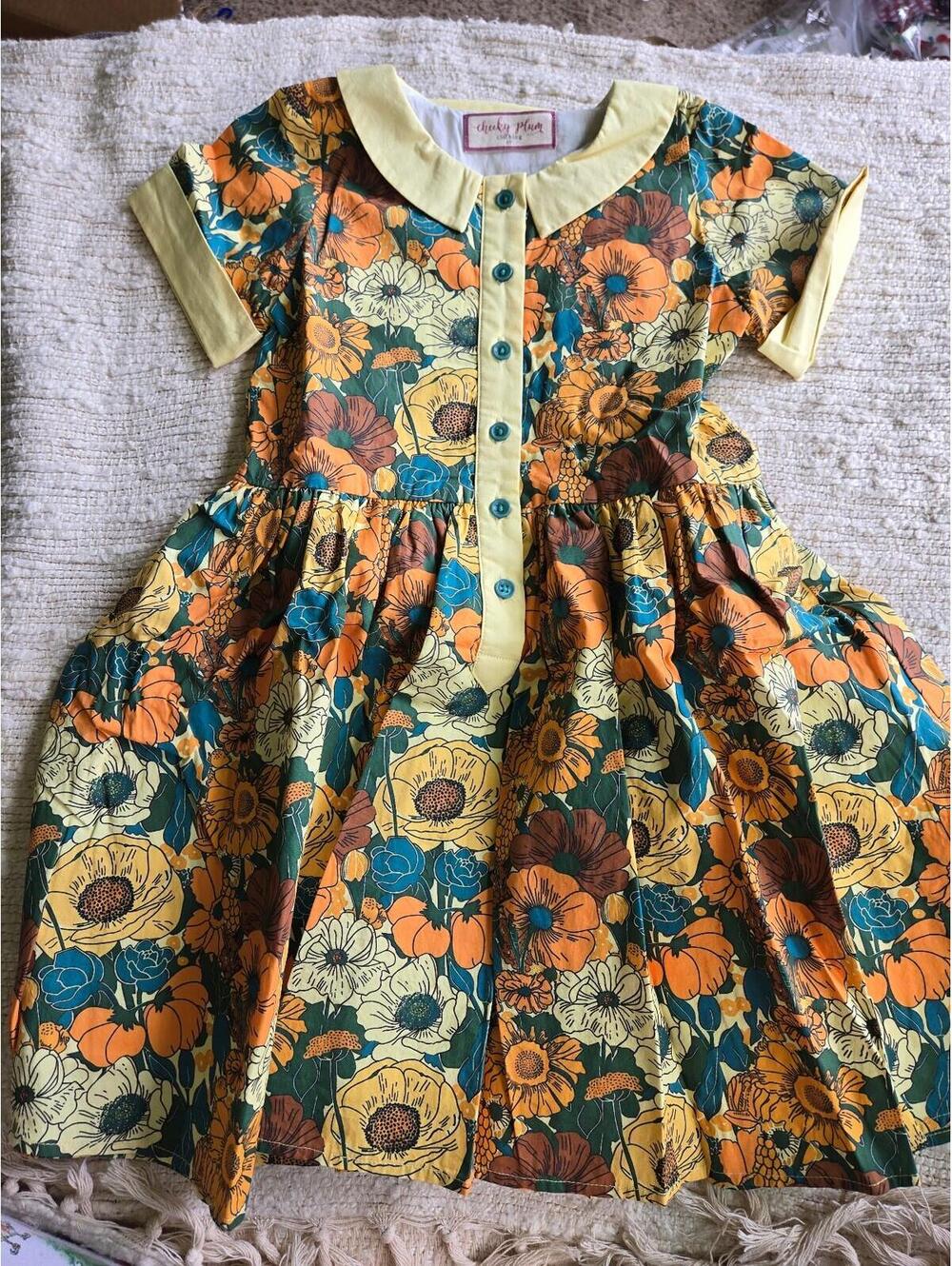 Cheeky plum girls dress twirl size 6 6t